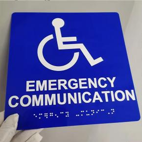 Acrylic ADA Braille Sign 